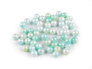 Korálek mermaid, mint, 8mm, 20ks